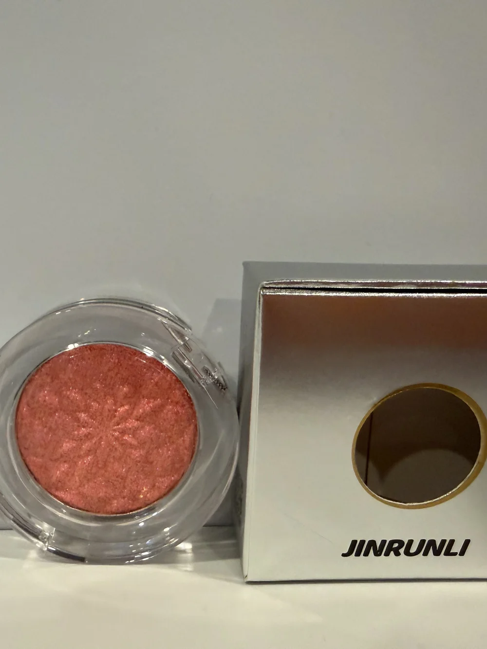 Beauty Coral Pink Shimmer Single Eyeshadow